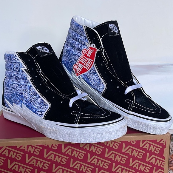 Vans Men’s Sk8-Hi Bolt Liquity Black
VN0A5JIVBLK Sneakers - Picture 13 of 16